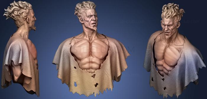 3D model Male Bust Sculpt (STL)